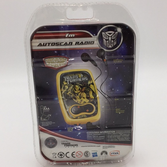 Transformers Dark Of The Moon Autoscan Portable Radio Fm - Picture 3 of 11